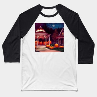 Halloween Night at Town Square - Pumpkins Baseball T-Shirt